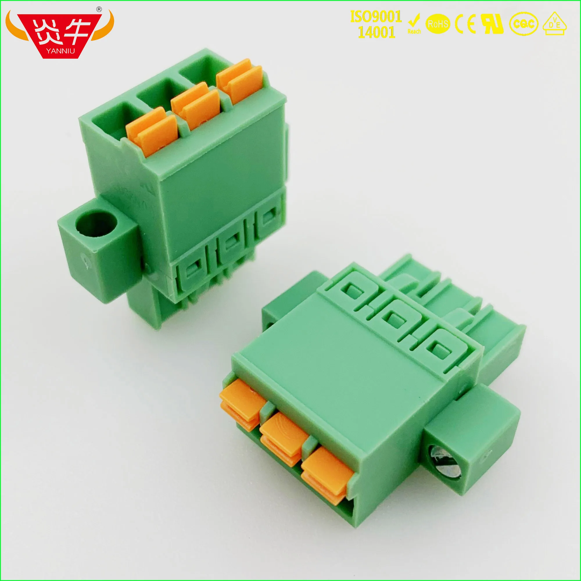 10Pcs KF2EDGKNM 5.08 2P ~ 12P PCB CONNECTOR PLUG-IN TERMINAL BlOCK 2EDGKNM 5.08mm 2PIN ~ 12PIN FKCN 2,5 STF  PHOENIX CONTACT