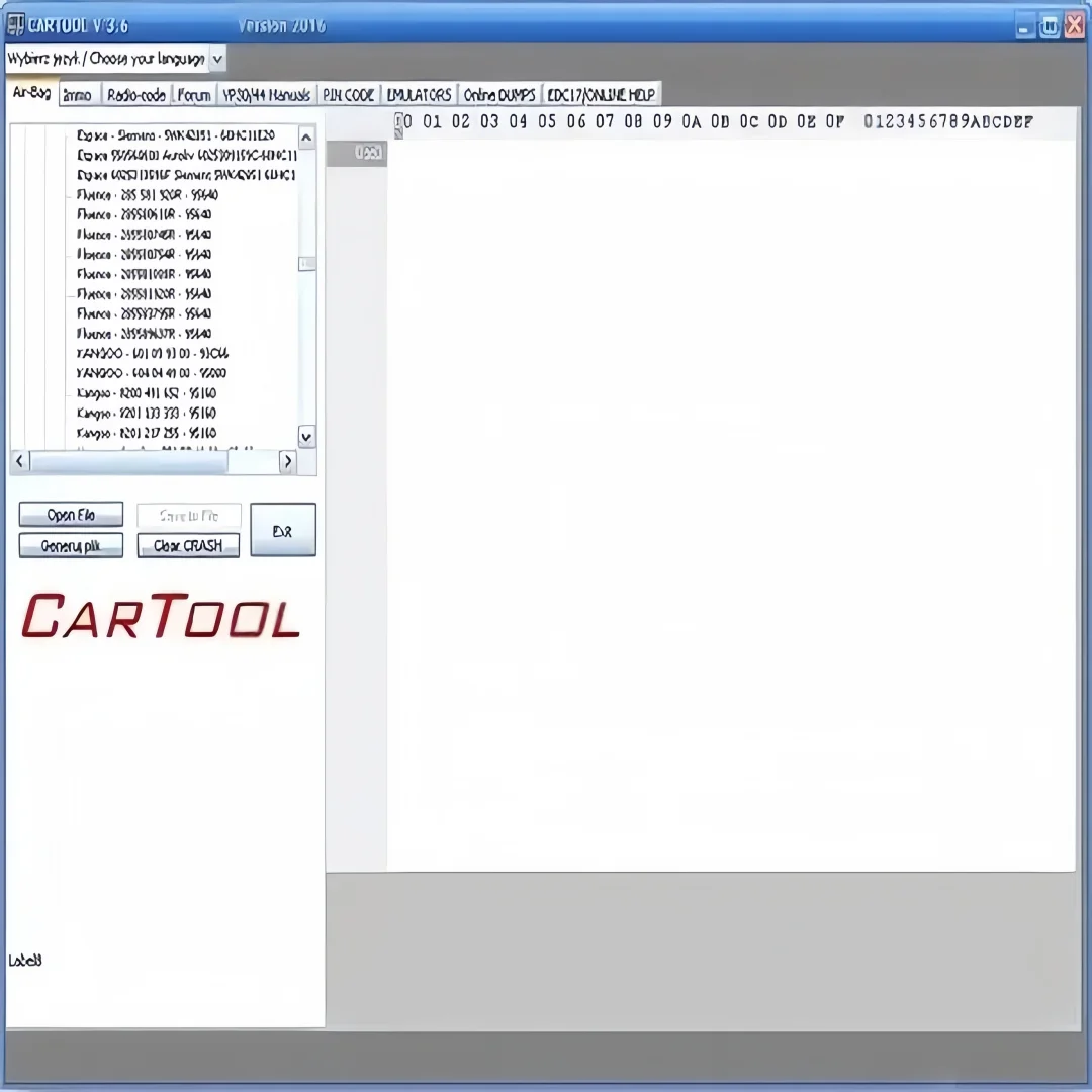 2025 أداة سيارة CarTool 3.6 الساخنة لإعادة ضبط برنامج إصلاح السيارة Immo وAirbag Windows 7/10/ 11