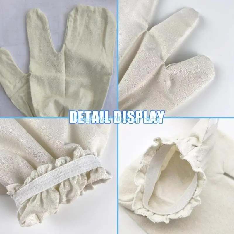 

28TA Отшелушивающие перчатки для тела из шелка Идеально подходят для техники массажа Ежедневный массаж сухой щеткой 1 шт.