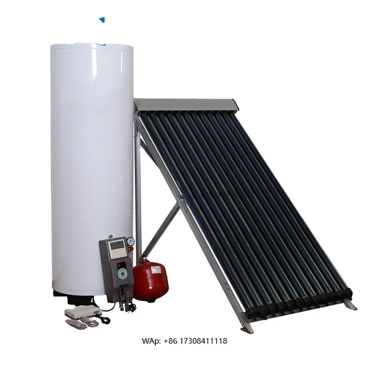 Collector System With Solar Working Station and Heat Pipe Water Tank