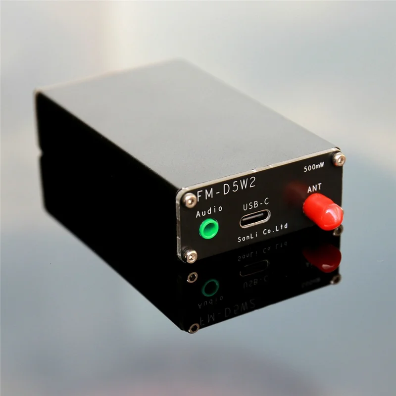 B29C-2KM transmissor fm 0.5w transmissor fm display digital fm estéreo transmissão usb TYPE-C para igrejas transmissão de rádio do carro