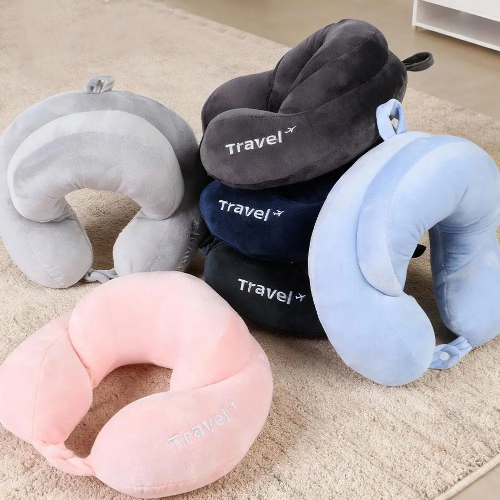 Upgrade Travel Pillow Neck Pillow Alternative Adjustable Head Support Strap Comfortable Airplane Head Straps for Airplanes and C