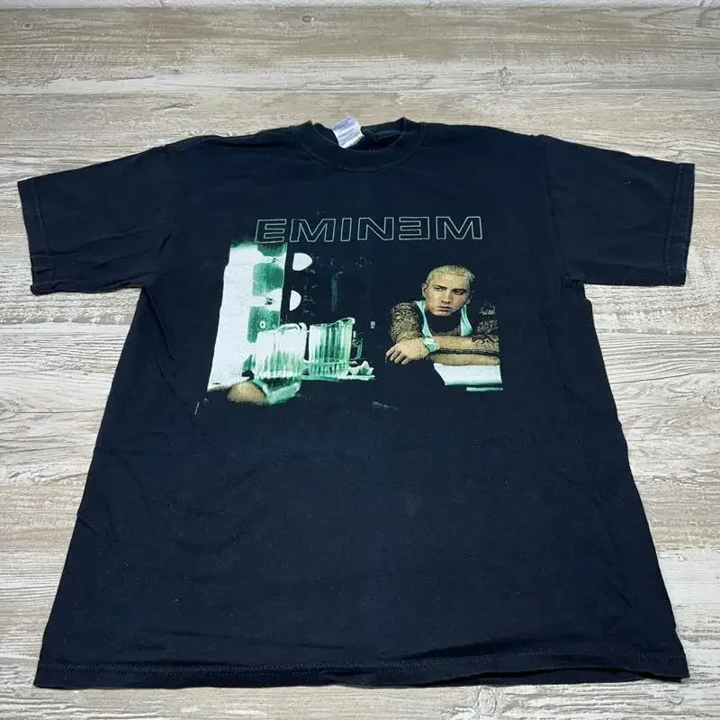 Vintage Eminem Encore T-Shirt Größe Medium Back Sellout Print Med M 2004