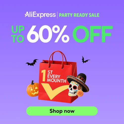 AliExpress Party Ready Sale promotion for Mexico