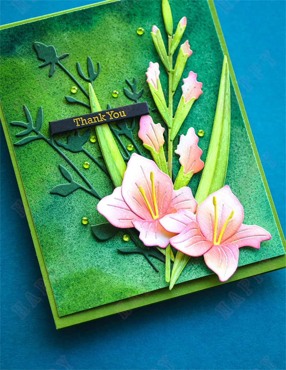 New Flowers Metal Cutting Dies DIY Scrapbooking Paper Craft Handmade Make Album Card Embossing Template Gladiola Floral Duo Dies