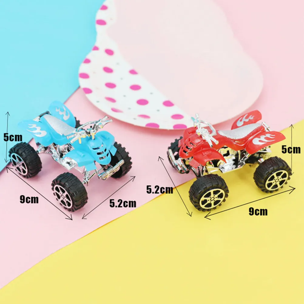 10Pcs Pull Back Motorbike Mini Cars Creative Educational Kids Inertia Vehicles Random Color Pull Back Mini Car