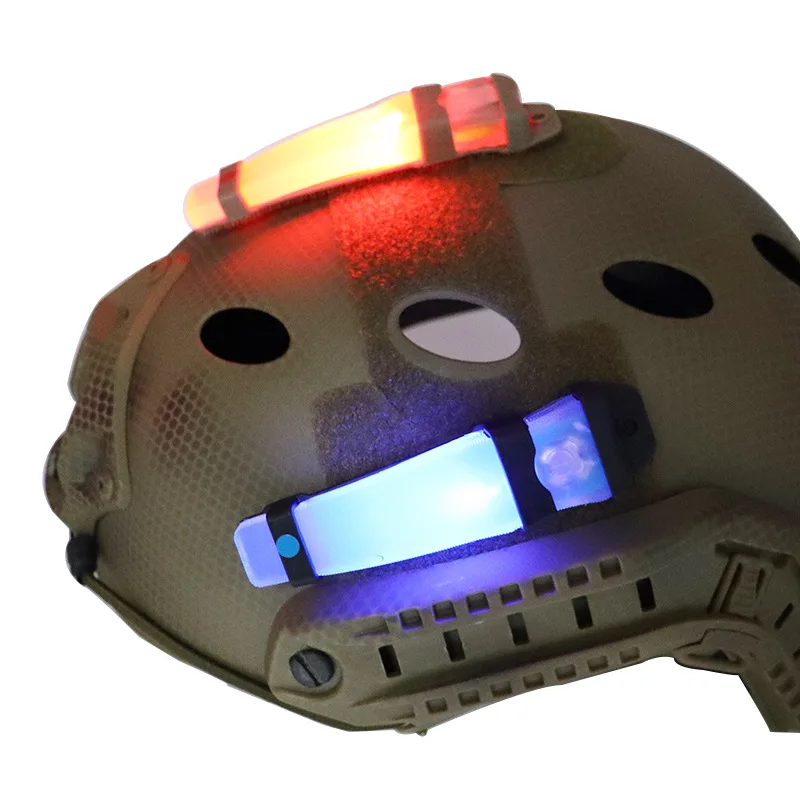 Tactical FMA Helmet Light Blue Green Red IR Strobe Waterproof Outdoor Survival Safety Signal Flash LAMP image 3