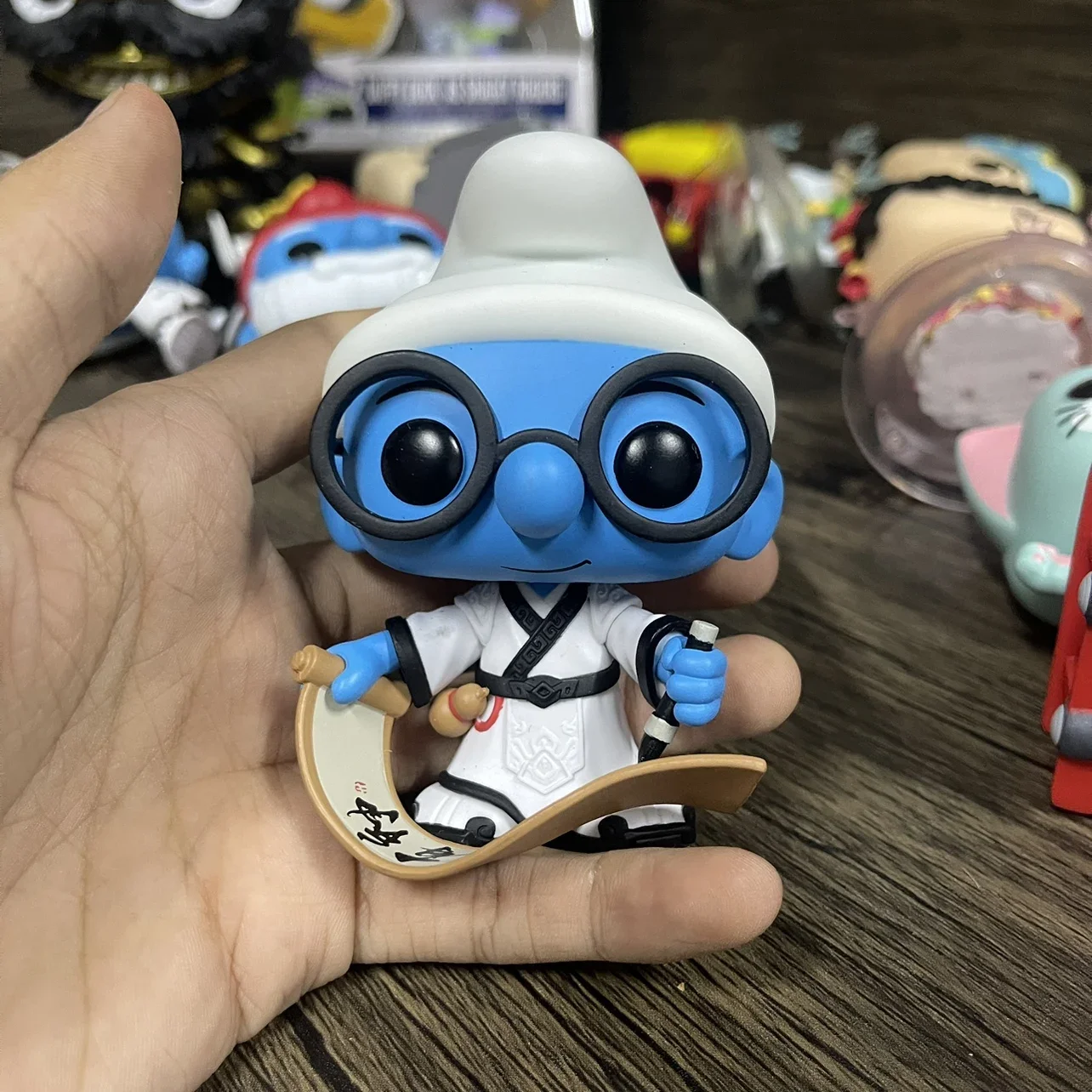 Marvel Iron Man Disney Tigger Daffy Duck Action Figures Cartoon Big Head Doll Desktop Decorations Collectible Toys Kids Gifts