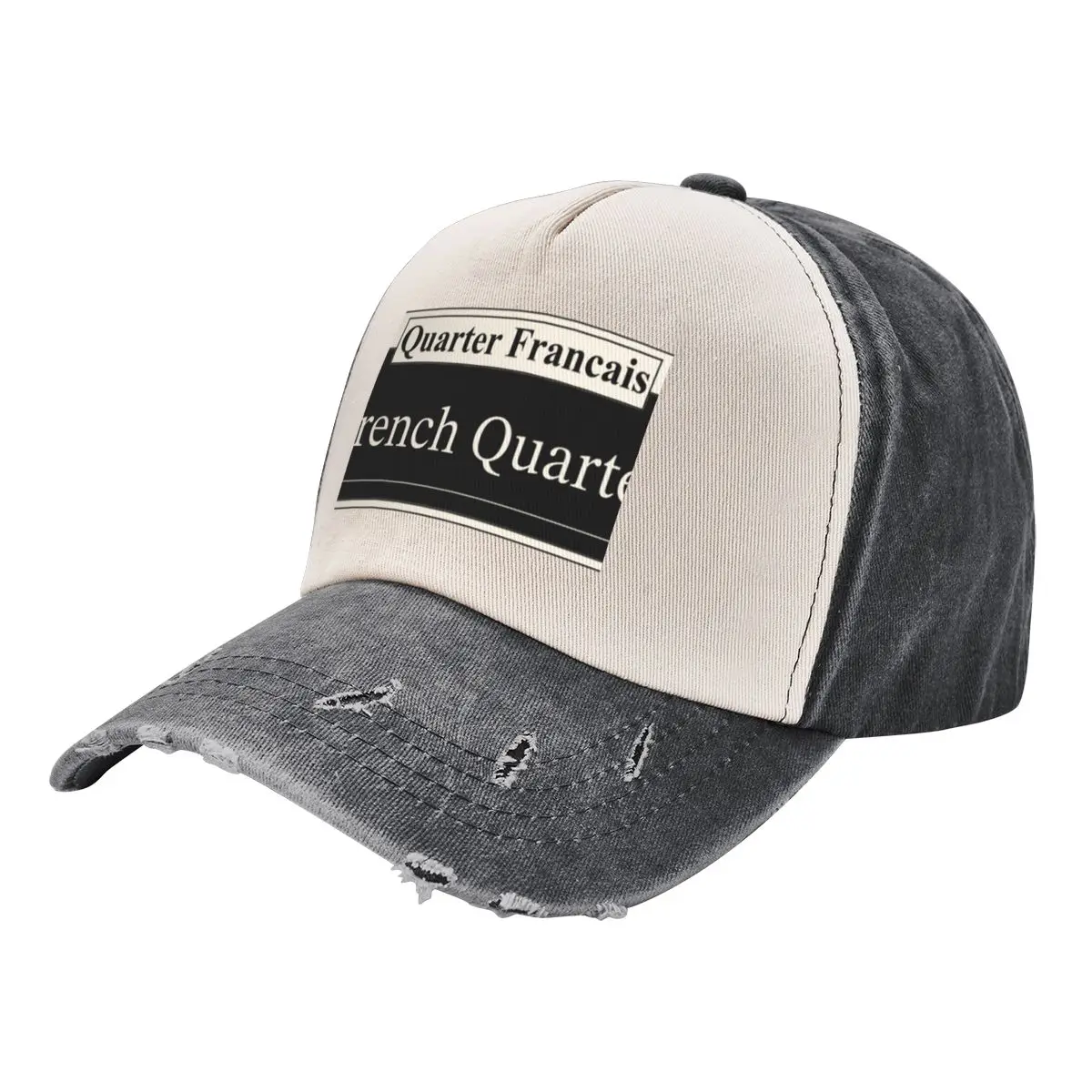 

French Quarter Sign Baseball Cap Golf Female Men's