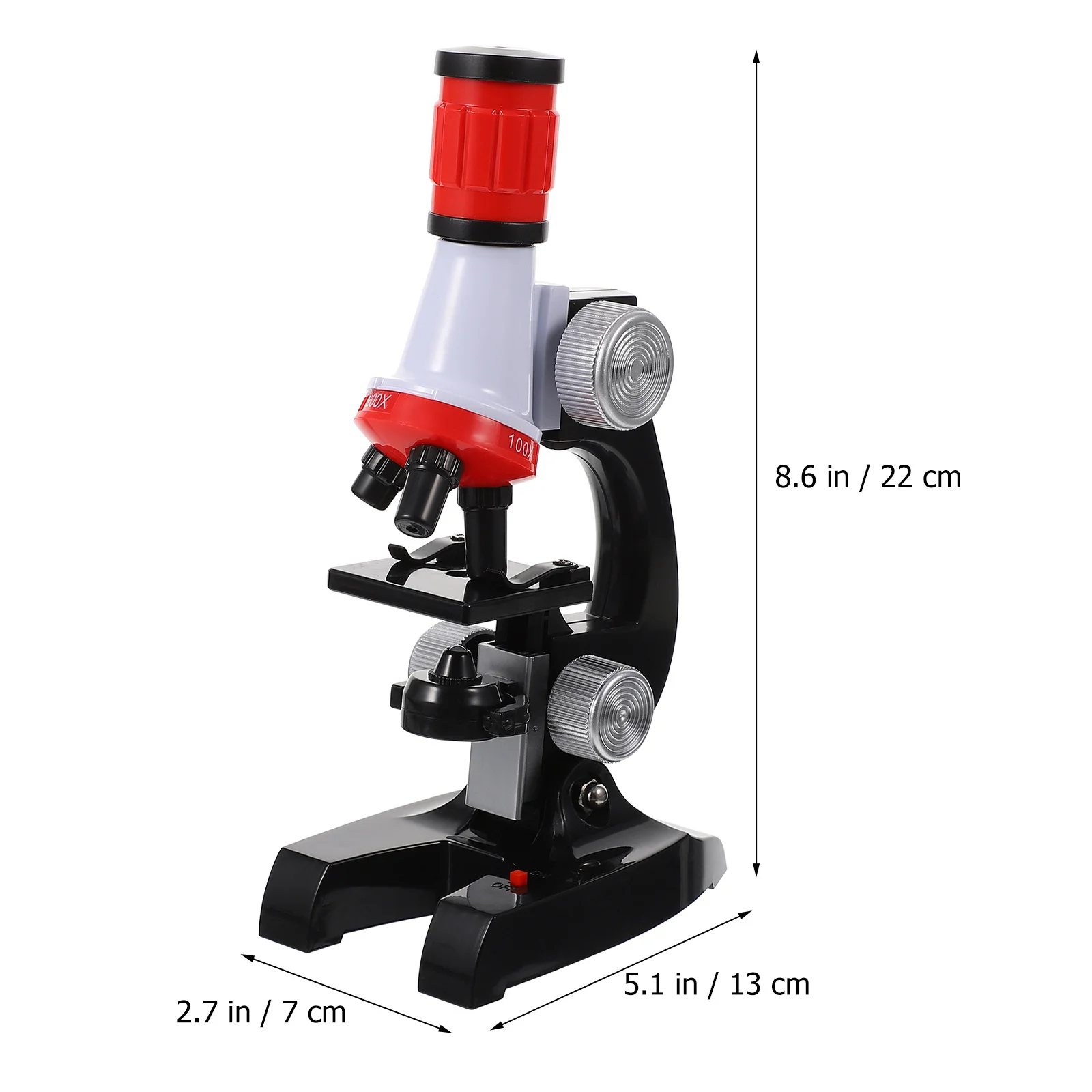 1 set educativo per bambini microscopio biologico in plastica strumento di apprendimento scientifico giocattolo educativo precoce biologico