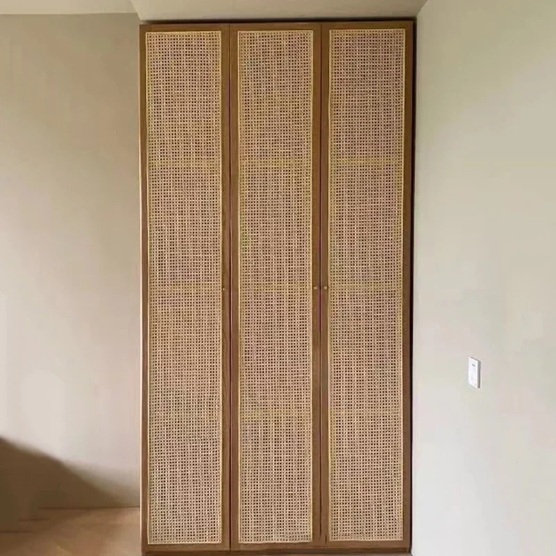 Aanpasbare Japanse moderne deur rotan opvouwbare interieur kledingkast schuifdeuren slaapkamer Puerta Correderas meubelen