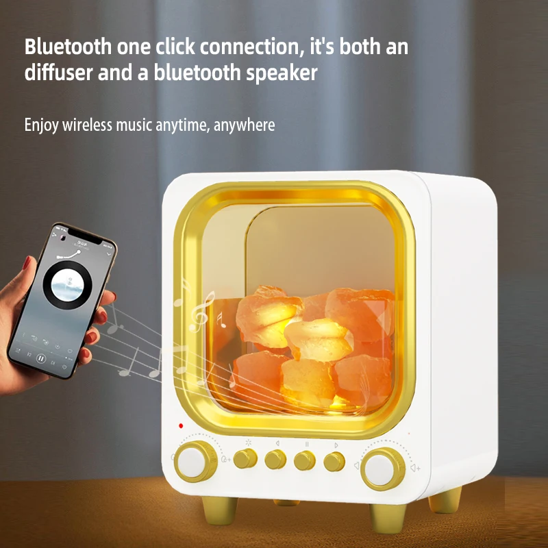 

Новый диффузор эфирного масла с интеллектуальным звуком Bluetooth и ночником, усовершенствованный ультразвуковой расширитель ароматов-увлажнитель