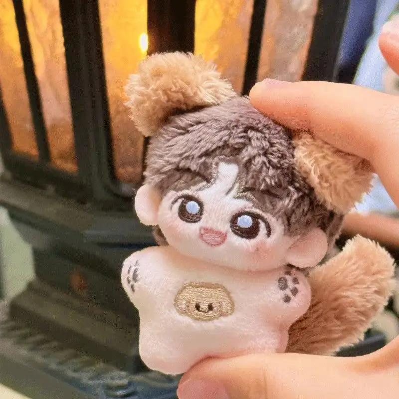 Porte-clés de poupée en peluche de dessin animé Kpop Idol, 5cm, groupes d'idole coréennes, beau garçon en peluche, joli sac à dos pendentif, Collection de cadeaux pour Fans