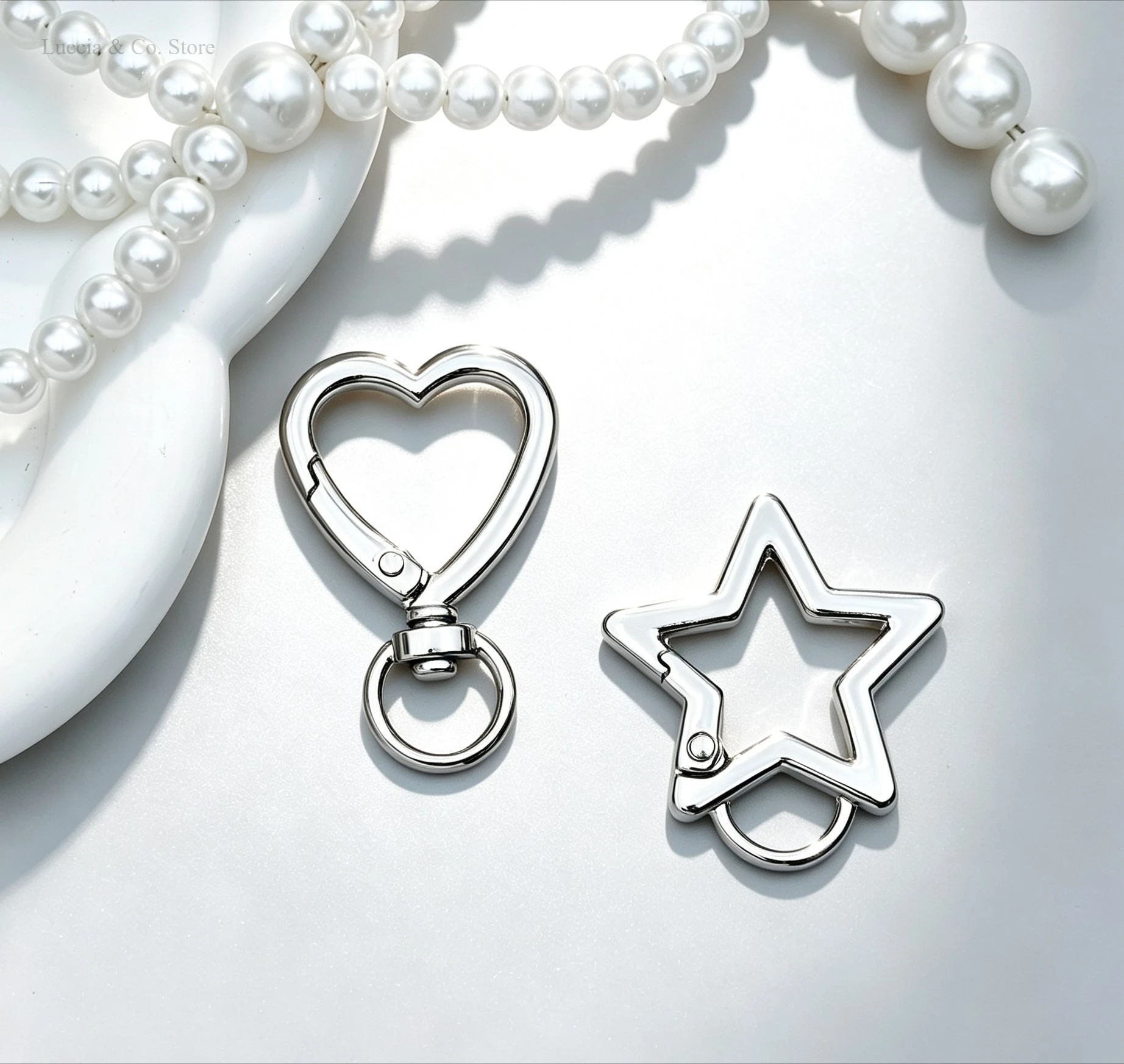 Metal DIY Jewelry Accessories Keychain Keyring Pendant Rotating Lobster Clasp Spring Snap Wholesale