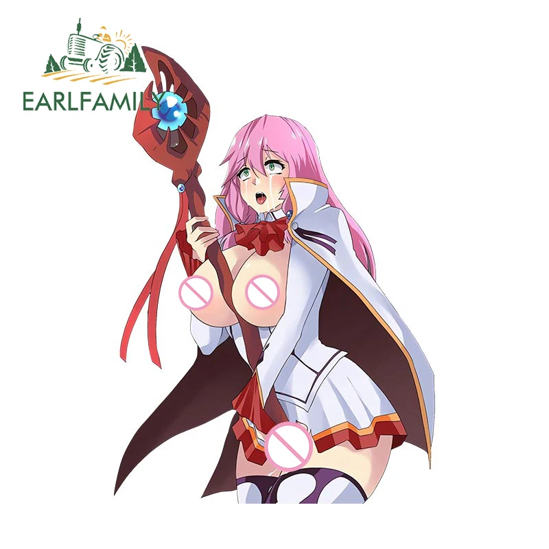 EARLFAMILY 13 سنتيمتر x 9.1 سنتيمتر ل أنيمي مضيئة Redo من المعالج هنتاي سيارة ملصق خدش واقية ملصق الإبداعية قافلة الفينيل RV الرسومات