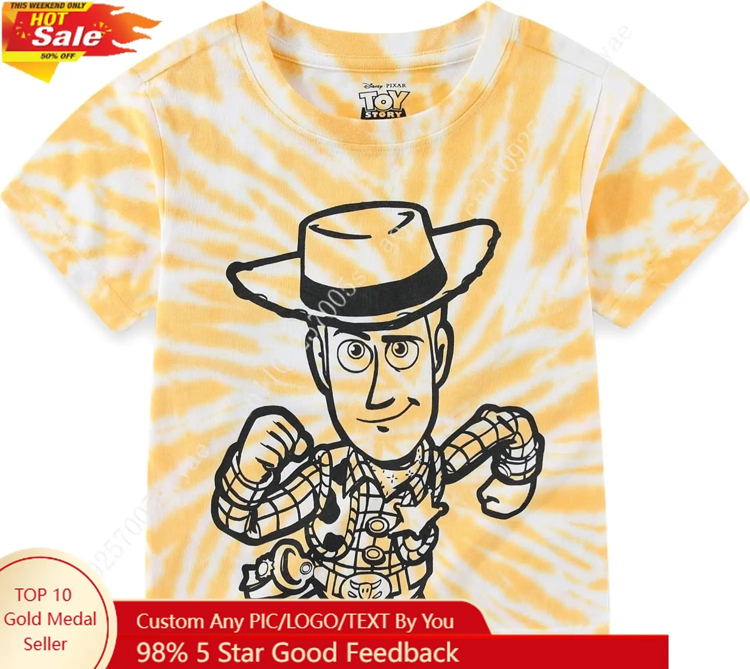 

Disney Cars Toy Story Boys Short Sleeve T-Shirt for Toddler and Big Kids