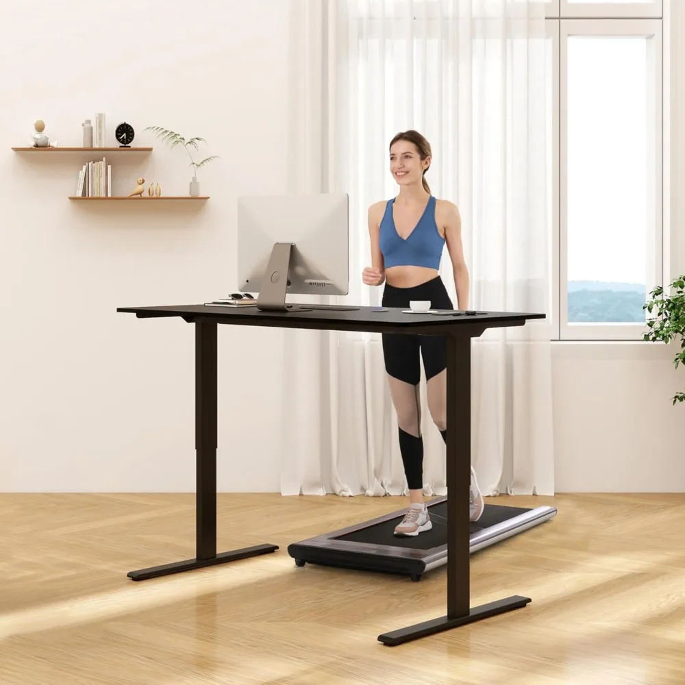 

Office Desk, Height Adjustable Electrically, Equipped with 63 X 24 Inch Splicing Board and Ergonomic Storage Controller
