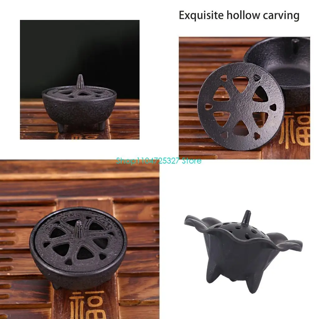 

D8KF Antique Finish Textured Metal scent Holder Suitable For House Workplace And Peaceful periods