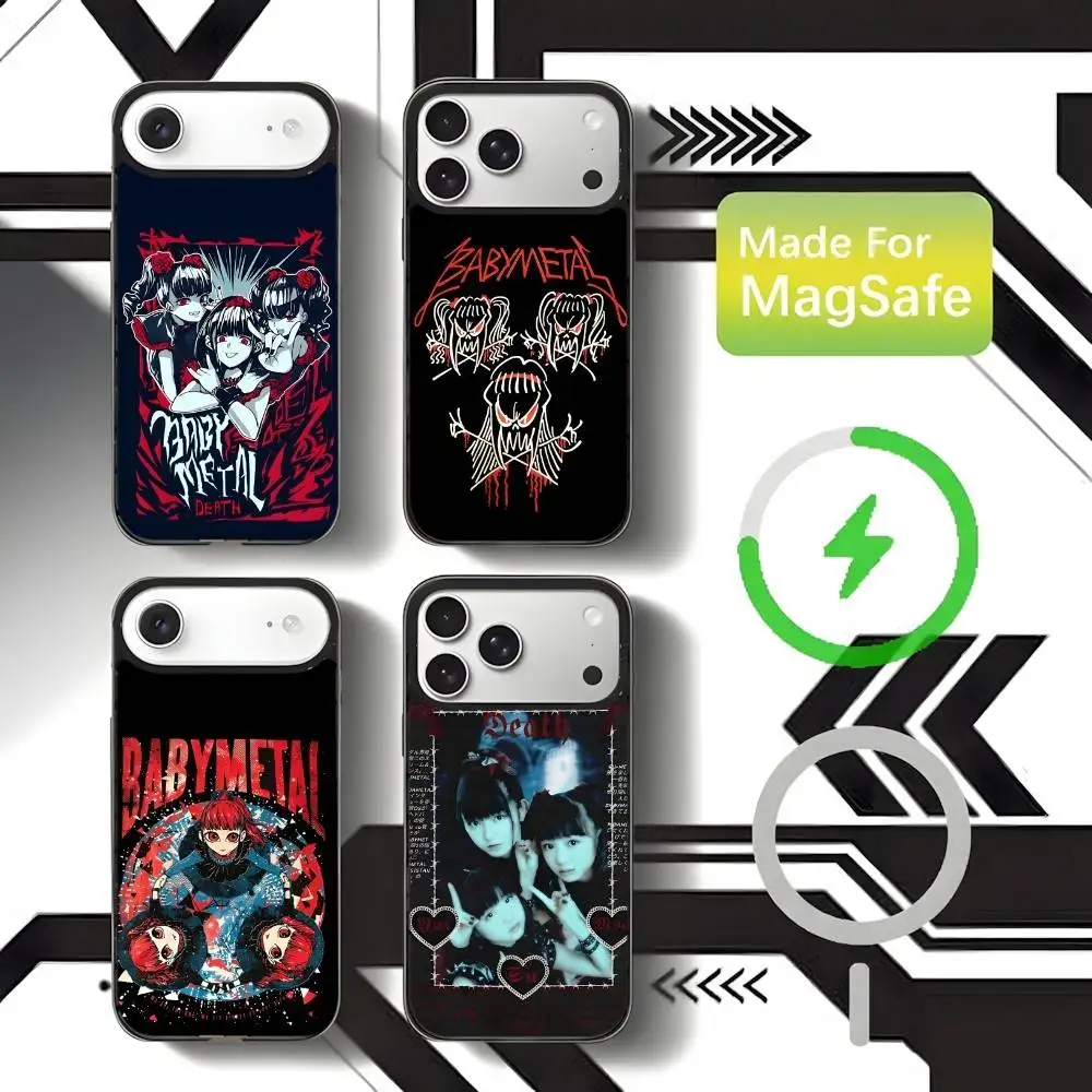 

Rock Band Babymetal Phone Case For iPhone 17,16,15,14,13,12,11,Pro,Max,Plus,Mini,SE4,E Magnetic Magsafe Wireless Charging
