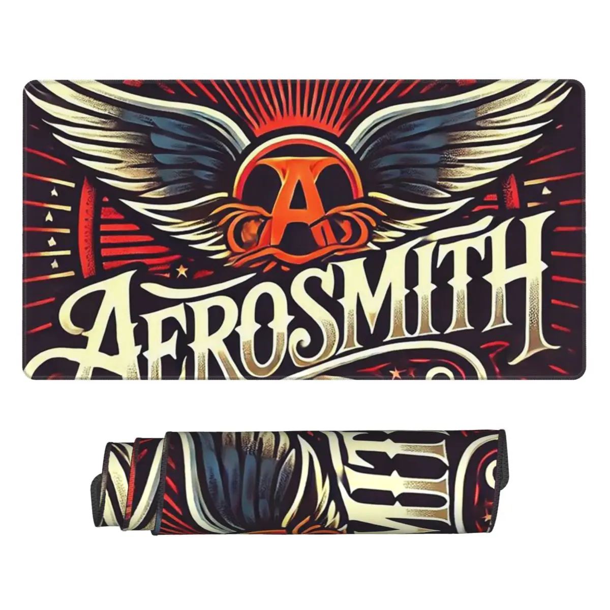 

Large Mouse Pad Rock Aerosmith Band Gamer PC Laptop Mats Keyboard Carpet Computer Gaming Office Accessories Desk Mat