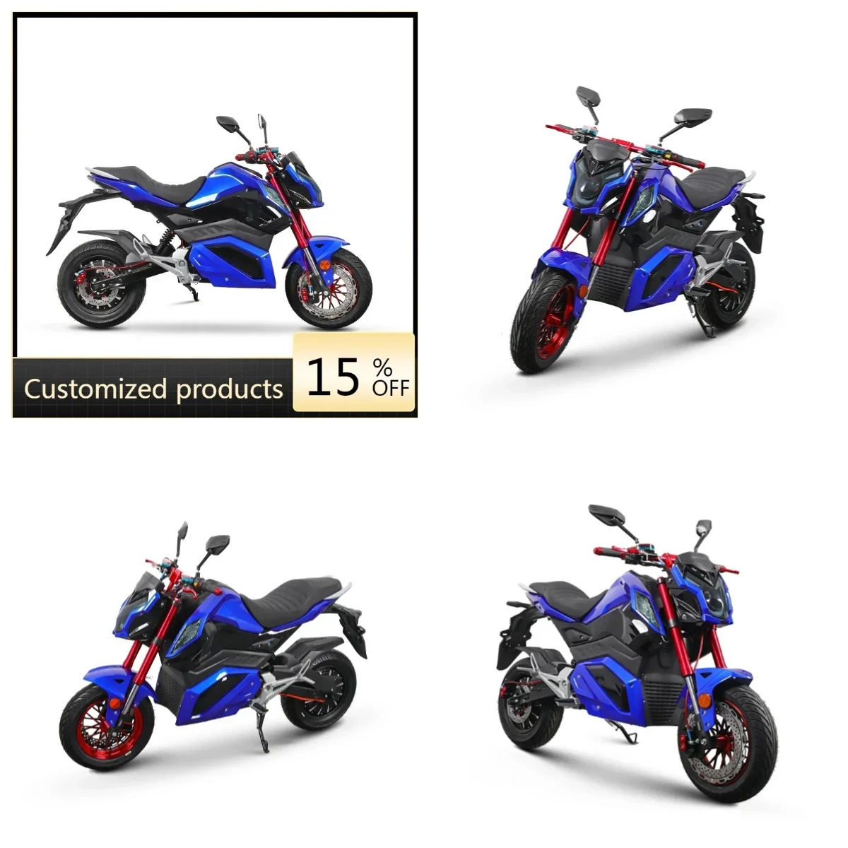 

Strovan MotorcycleChinese Factory 1500W Z6 Plus High Performance Electric Motorcycle For Sale