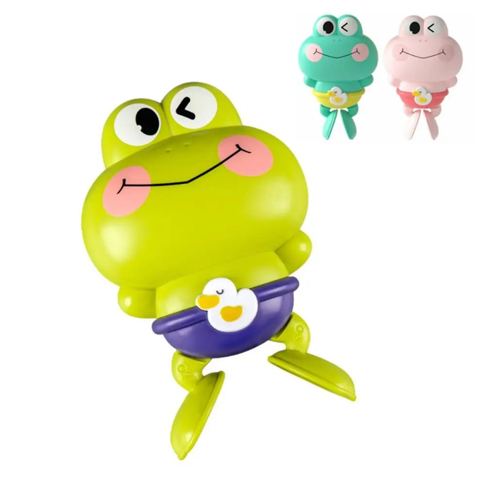 Nuoto in plastica non tossico Rana Bagno Cartoon Montessori Carica Divertimento in acqua Doccia Giocattolo Vasca da bagno