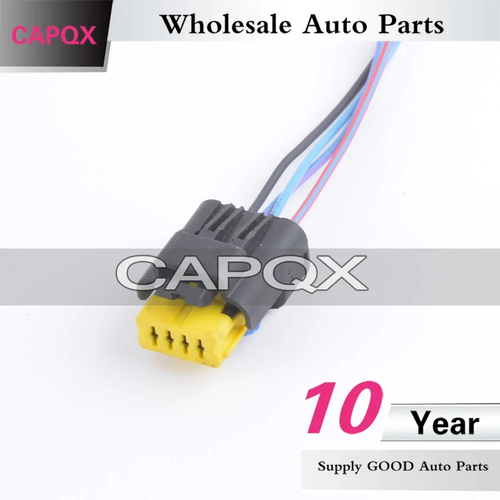 CAPQX 4Pin For Nissan Qashqai 2008-2012 Rear Tail Light Bulb Plug Talight Brake Light Lamp Bulb Socket Connection Connector