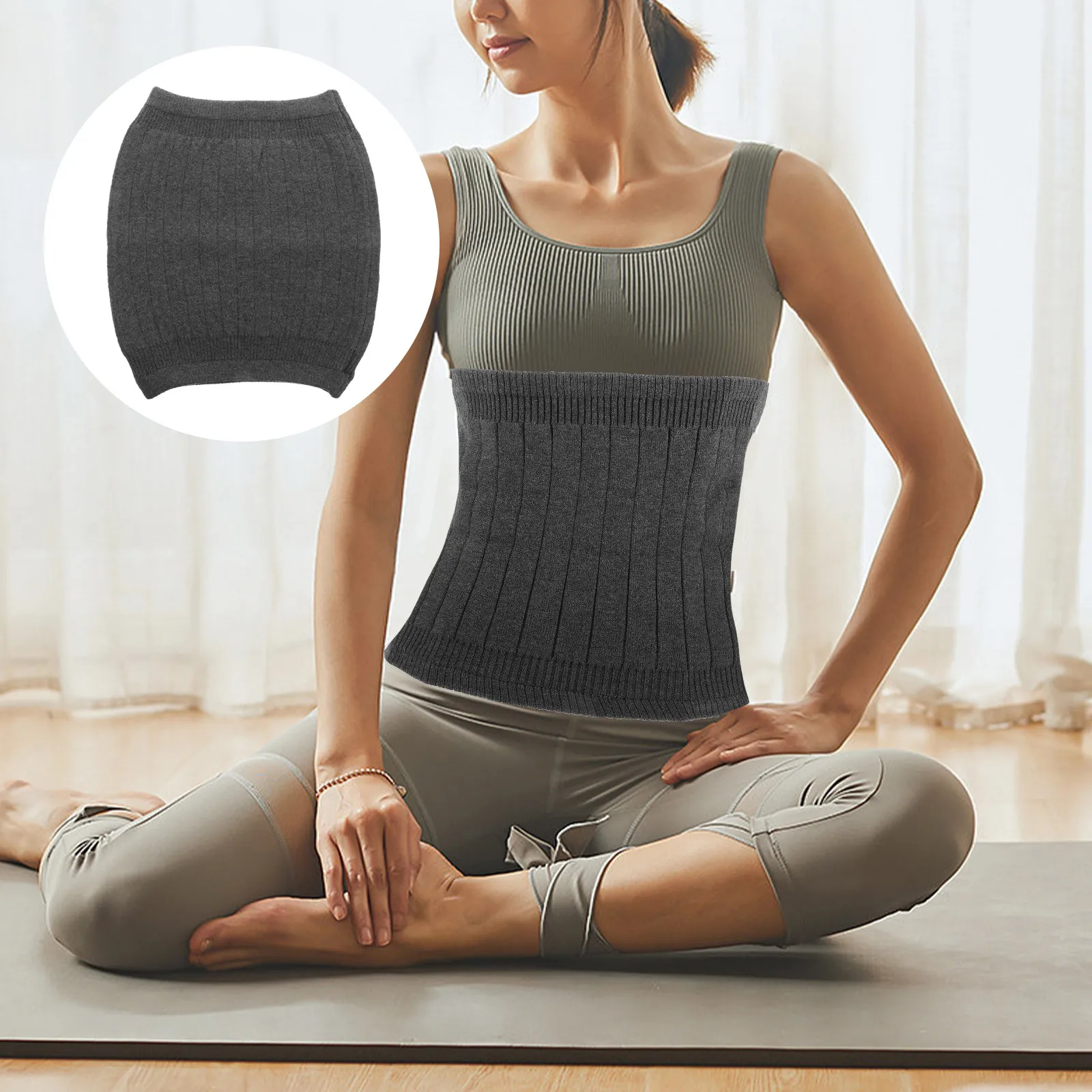 

Comfortable Thickened Belly Warmer for Women Men All Season Waist Support Belt for Outdoor Adventures Winter Survival Gear