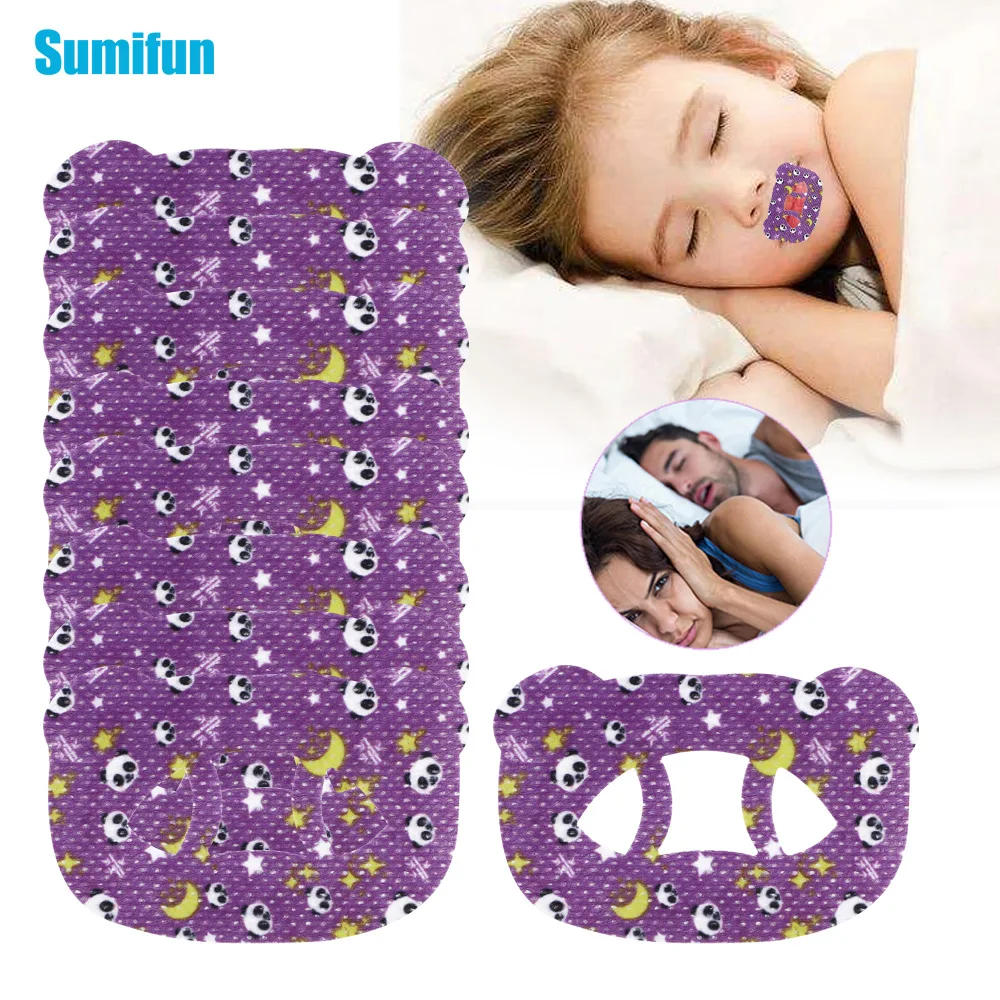 

5-50pcs Correction Patch Mouth Sleep Respiratory Orthotic Plaster Improve Lip Nose Breathing Tape Anti-Snoring Mouths Sticker