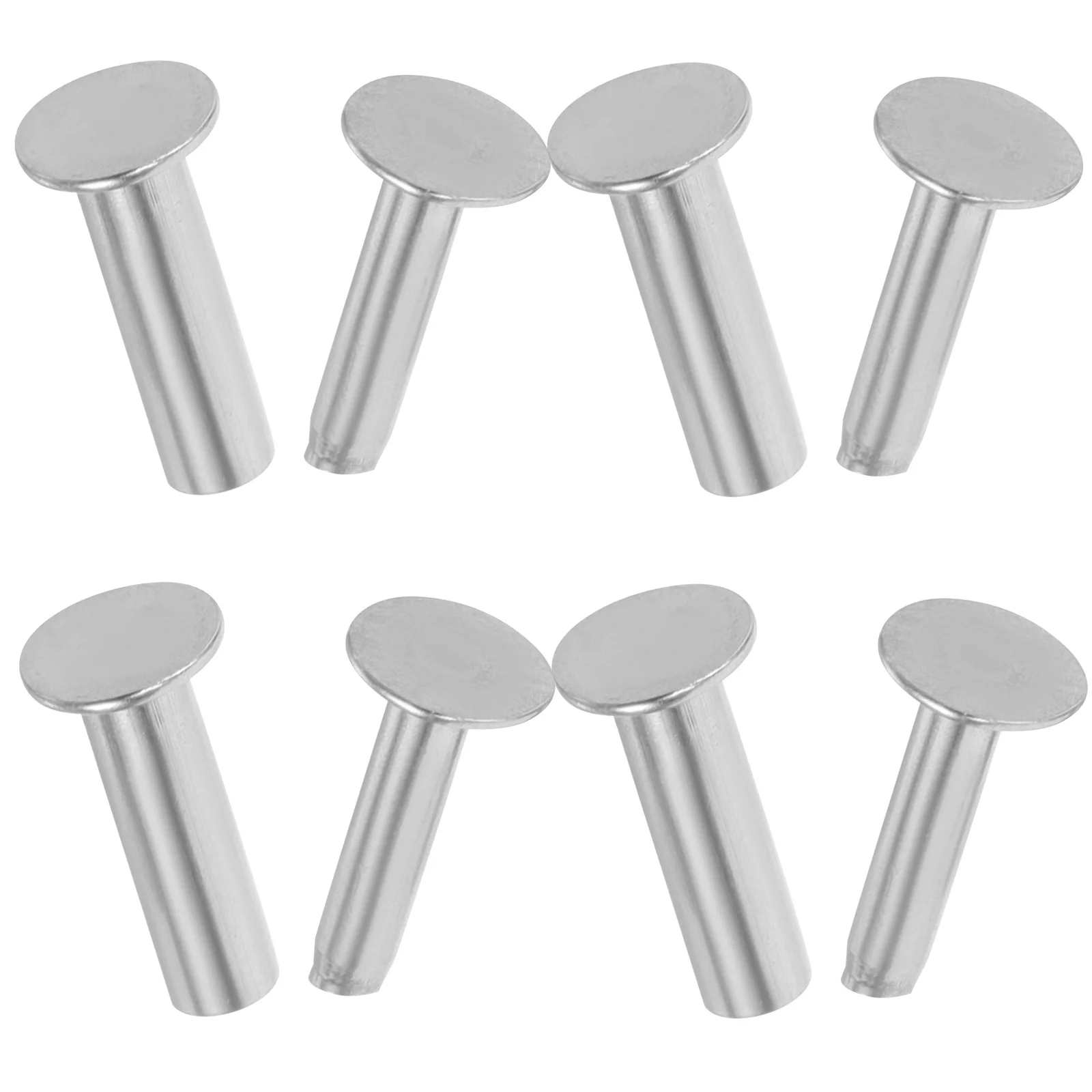 4 Pairs Kitchen Knife Handle Rivets Cabinet Connectors Bolt Screw Suite DIY Accessories Fastener Fixer Stainless Steel Fixing