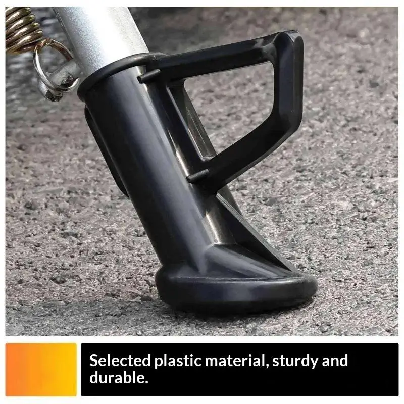 Motorcycle Side Stand Base Pad Kickstand Foot Protector For Electric Scooter Anti-Scratch Noise Reduction Stand Support 2PCS