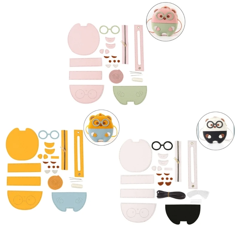 

Handcrafts Gifts DIY Sewing Lovely Bear Crossbody Bag Making Materials Set