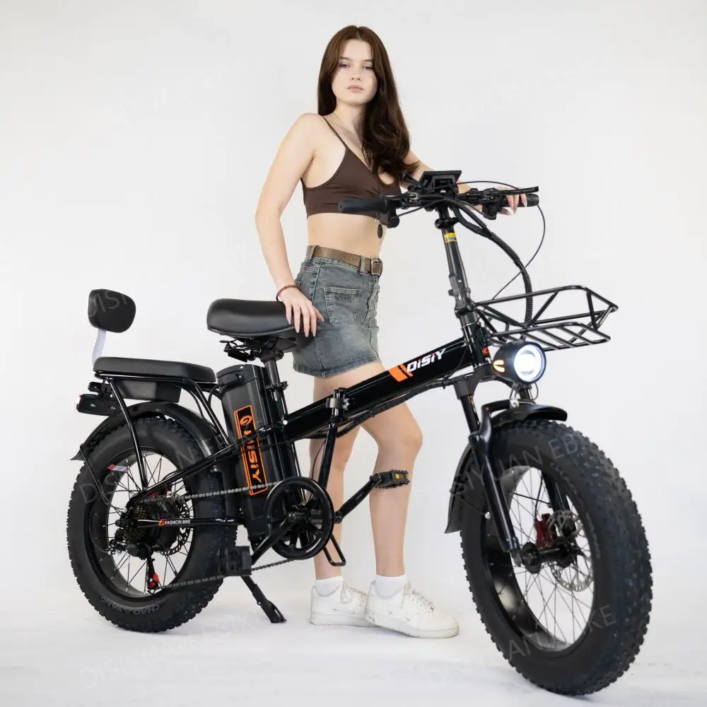 

Электрический складной велосипед Mtb, 20-дюймовое колесо, двигатель 500 Вт, 1000 Вт, 48 В, 20 Ач, гидравлический дисковый тормоз, электрический велосипед