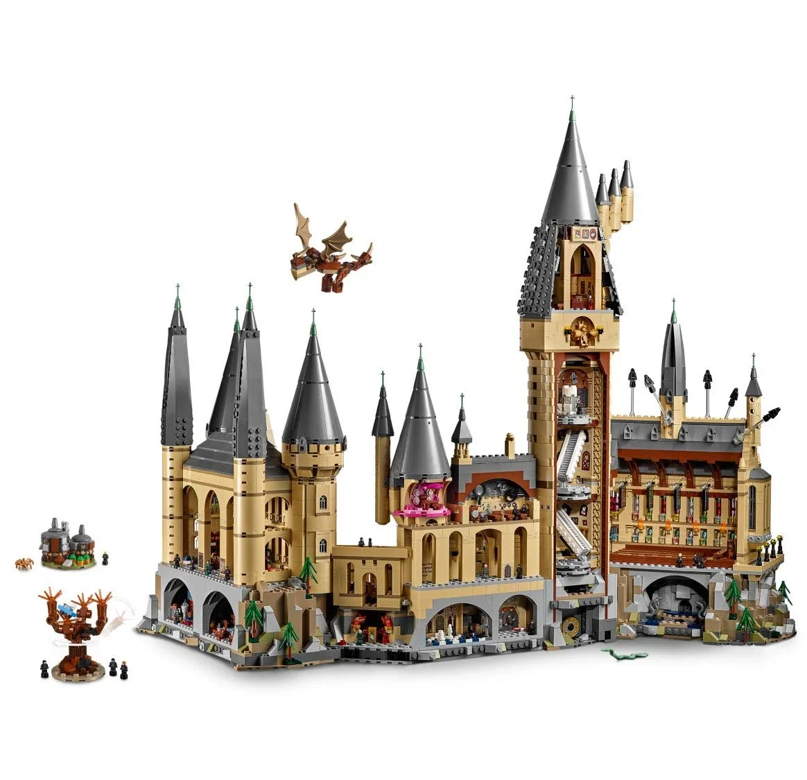 LEGO Harry Potter Hogwarts Castle 71043 with The Great Hall Sword of Gryffindor Chamber of Secrets Hut of Hagrid (6020Pieces)