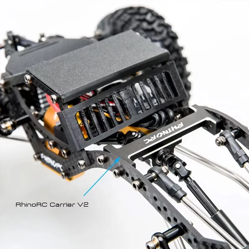 Rhino W1 5.75 pro RTR 1/10 Scale Shafty Crawler Rig with MOZA 2.2 Inch Tires 11.85oz Tungsten Steel 317mm Crawling Car Toy