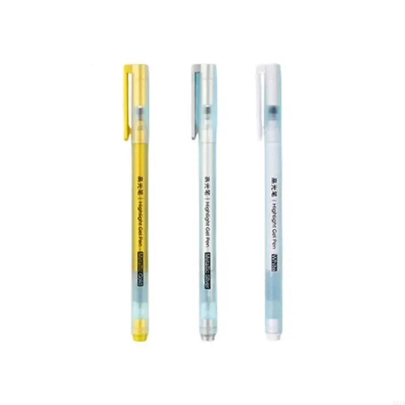 1 Set Hight Gel Gel Gold Silver White Gel Pen Pen