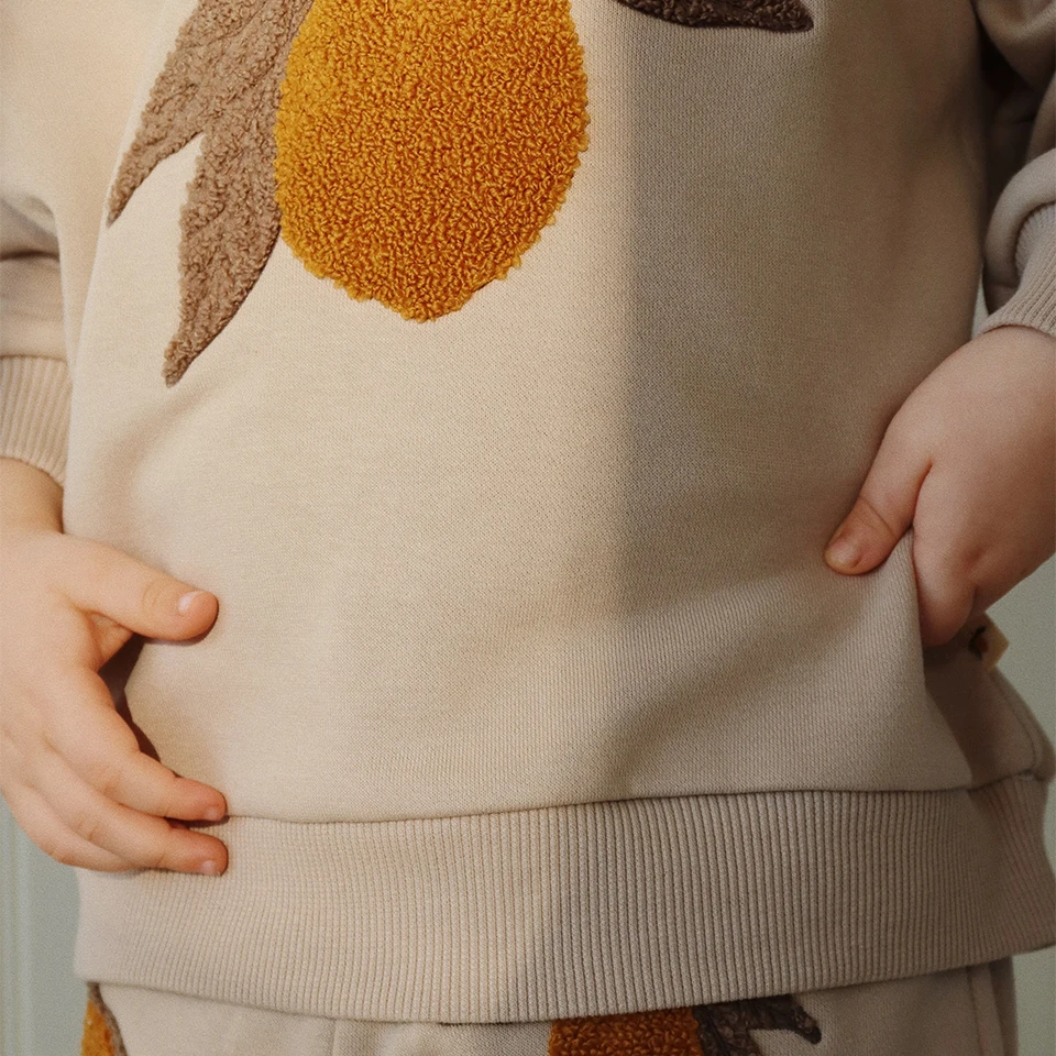 2024 Winter KS Girls Fleece Hoodies Pants Boys Embroidery Soft Sweatshirts Trousers Girl Dress Kids Outwear Children Clothes Set image 3