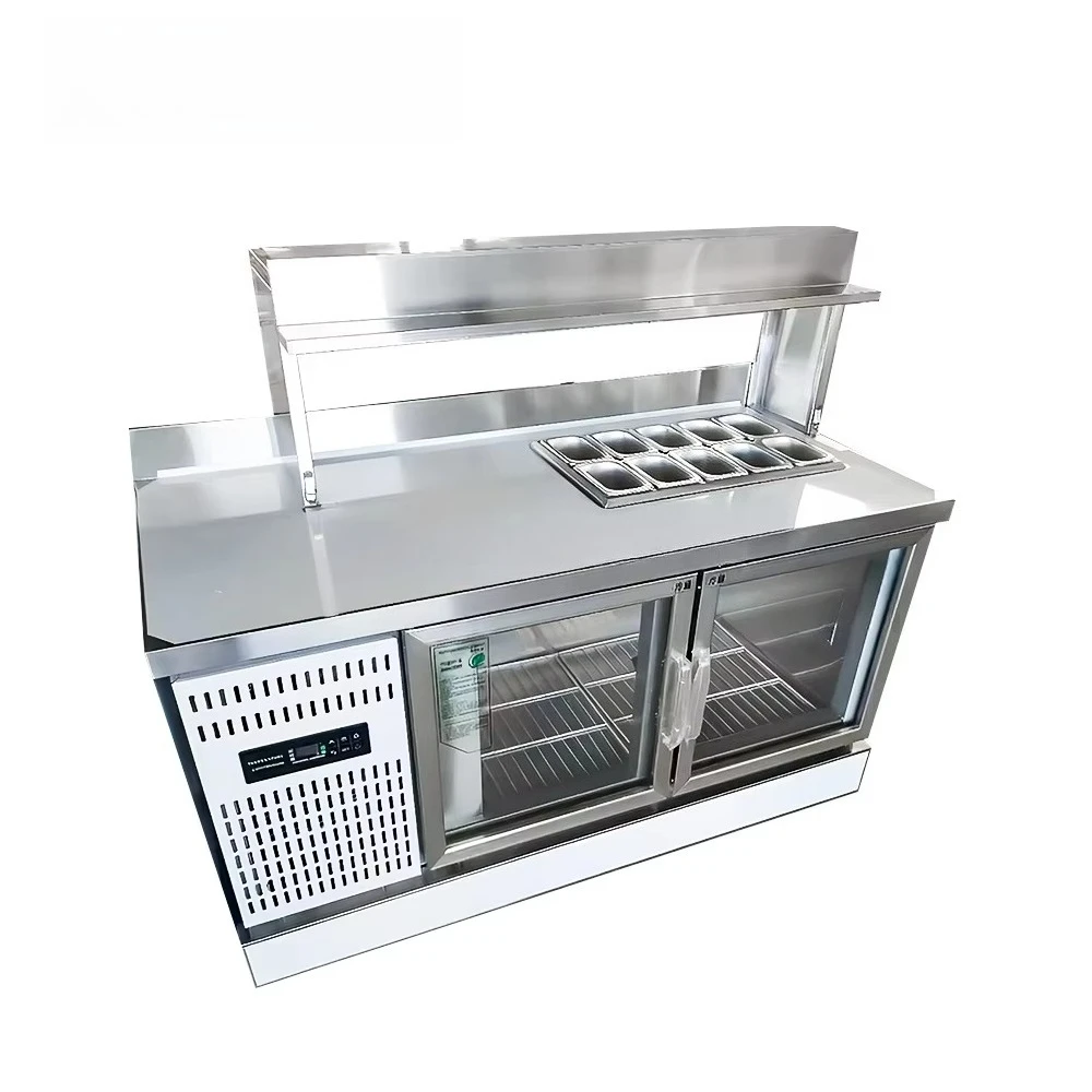 Customized Bartender Table Bars/Pub/Cafe Commercial Portable Bartender Table for Sale Stainless Steel Customized Bar Station