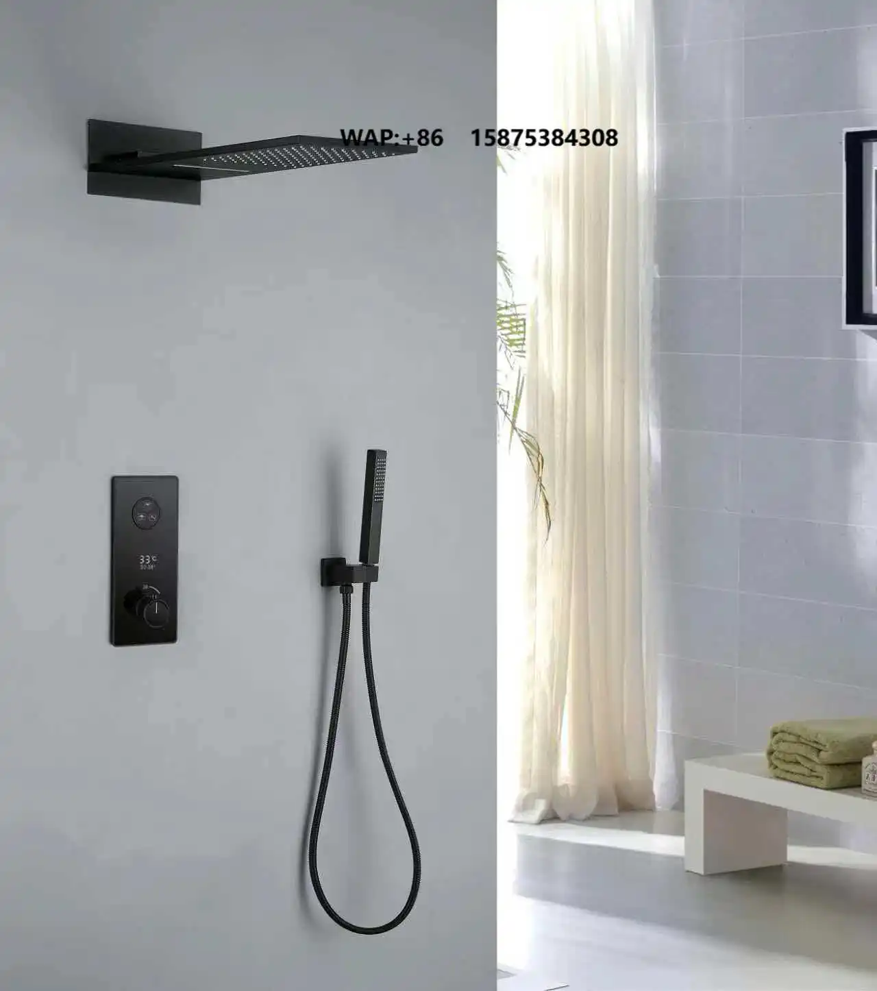 USA Homein Thermostatic Shower Set NSF Certified US Stock Dropshipping Return Exchange