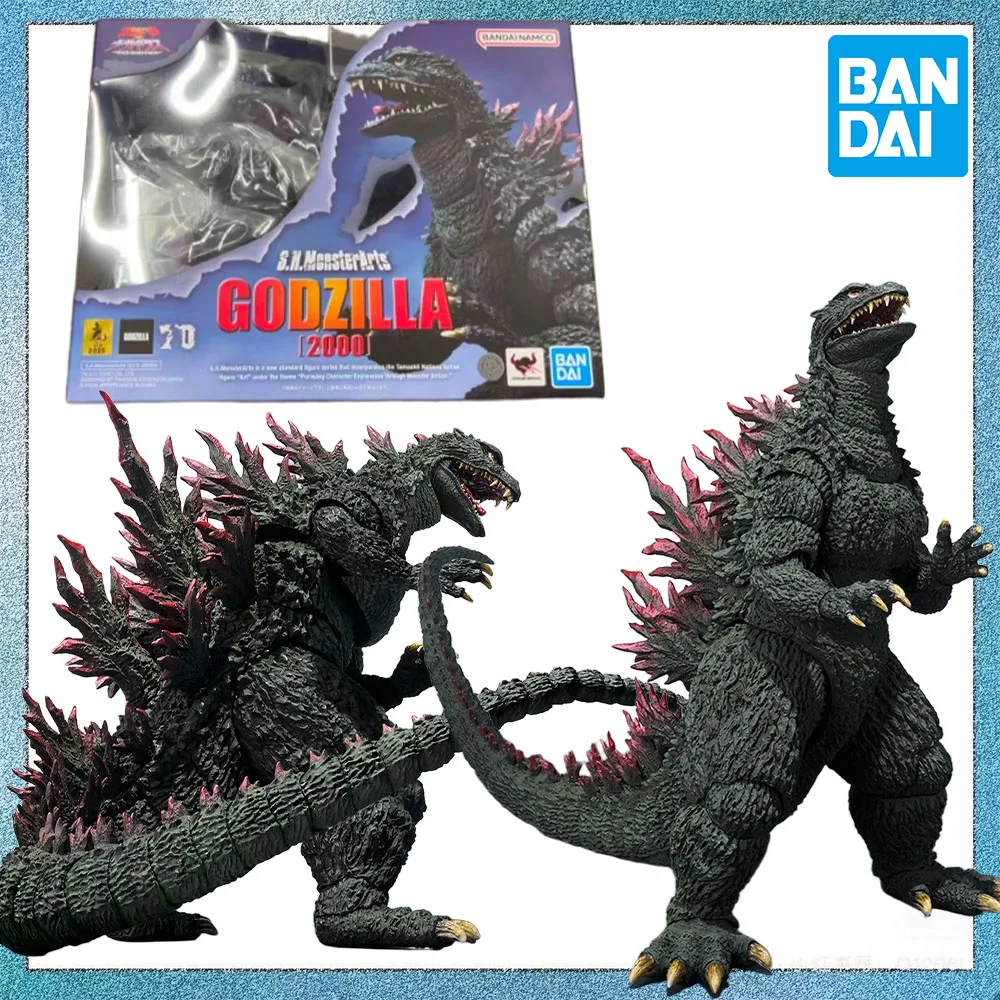 

100% Authentic In Stock Original Bandai S.H.MonsterArts Godzilla (2000) Highly Detailed Anime Action Figure Collection Model