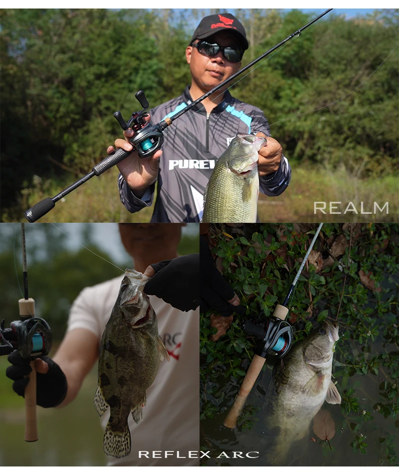 PURELURE ZANA 6KG Aluminiumlegierung-Rahmen Baitcasting-Rolle mit nur 3,5g Gewicht, 5,8g Spule, 7,6 Übersetzung, 4KG Bremskraft für Süß- und Salzwasser – Detail 24