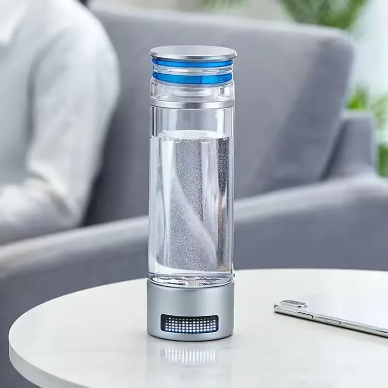 Factory direct sales portable hydrogen water bottle SPE PEM smart hydrogen water bottle anti-aging health