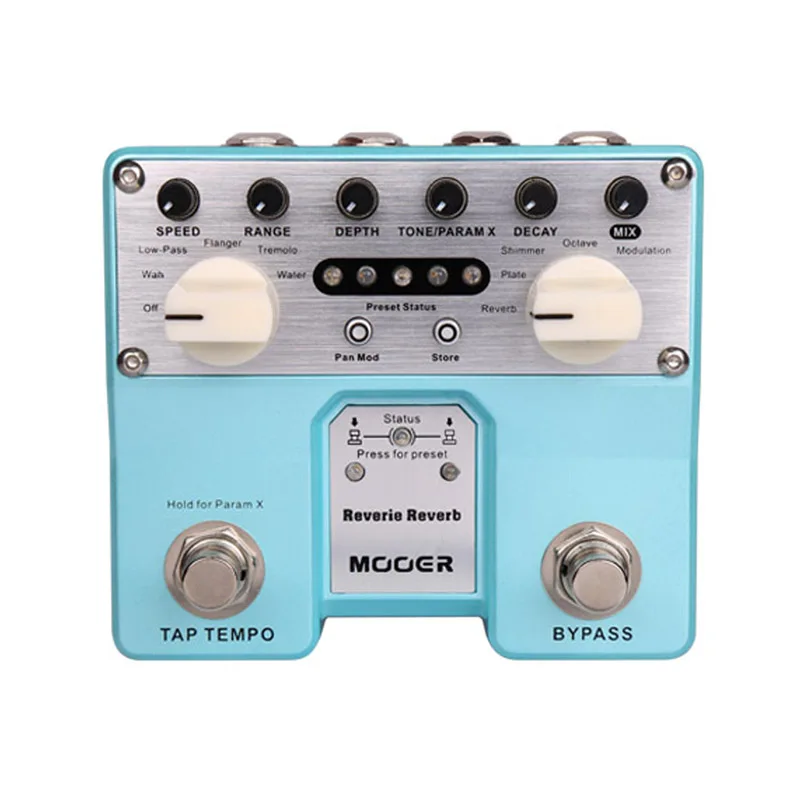 Reverb Guitar Effect Pedal MOOER ShimVerb Pro /True Bypass Digital Effect