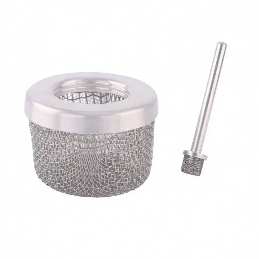 Steel Mesh Intake Filter For Airless Spraying Equipment Durable Replacement Head For Maintaining Coating Purity And Flow