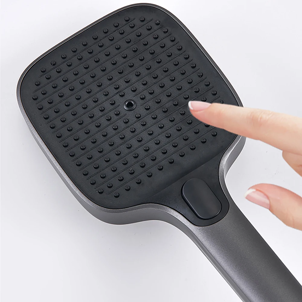 مجموعة رأس دش مزدوجة التحكم الساخن والبارد، دش زر البيانو المضغوط بدرجة حرارة ثابتة للحمام