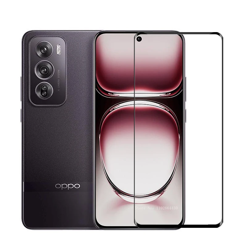 Full Cover Glass for OPPO Reno 12 Pro Screen Glass Reno 12 Pro Screen Protector 3D Protective Phone Lens Film OPPO Reno 12 Pro