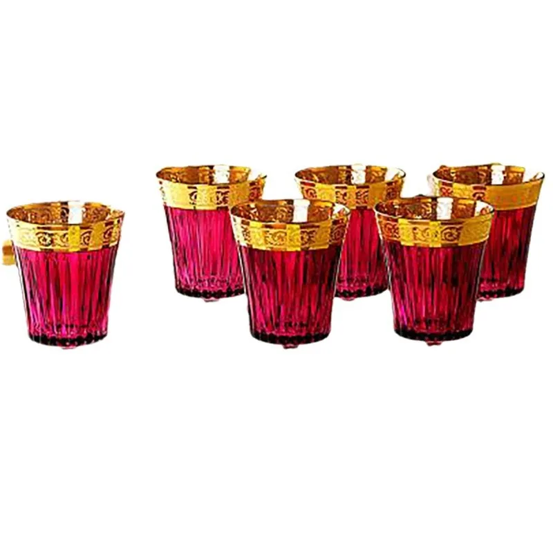 

Premium light luxury crystal glass colored champagne glass wine glass