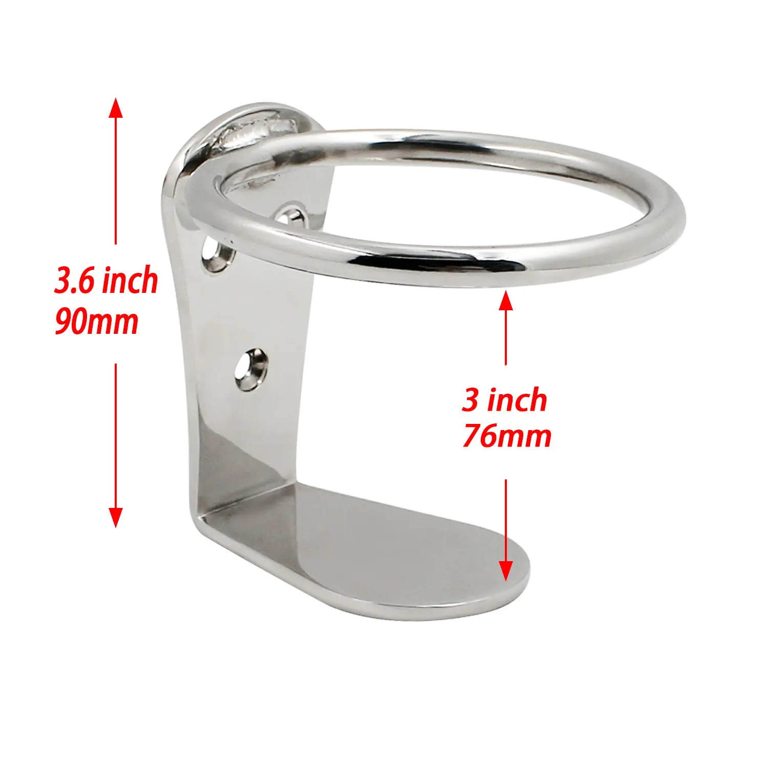 Stainless Steel 316 Boat Ring Cup Drink Holder Universal Drinks Holders For Marine Yacht Truck Rv Car Trailer Hardware