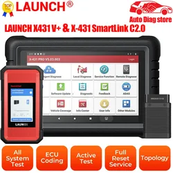 LAUNCH X431 V+ with Launch X-431 SmartLink C2.0 Diagnostic Tools Car Auto OBD2 Scanner Mechanical Workshop Automotive Diagnost