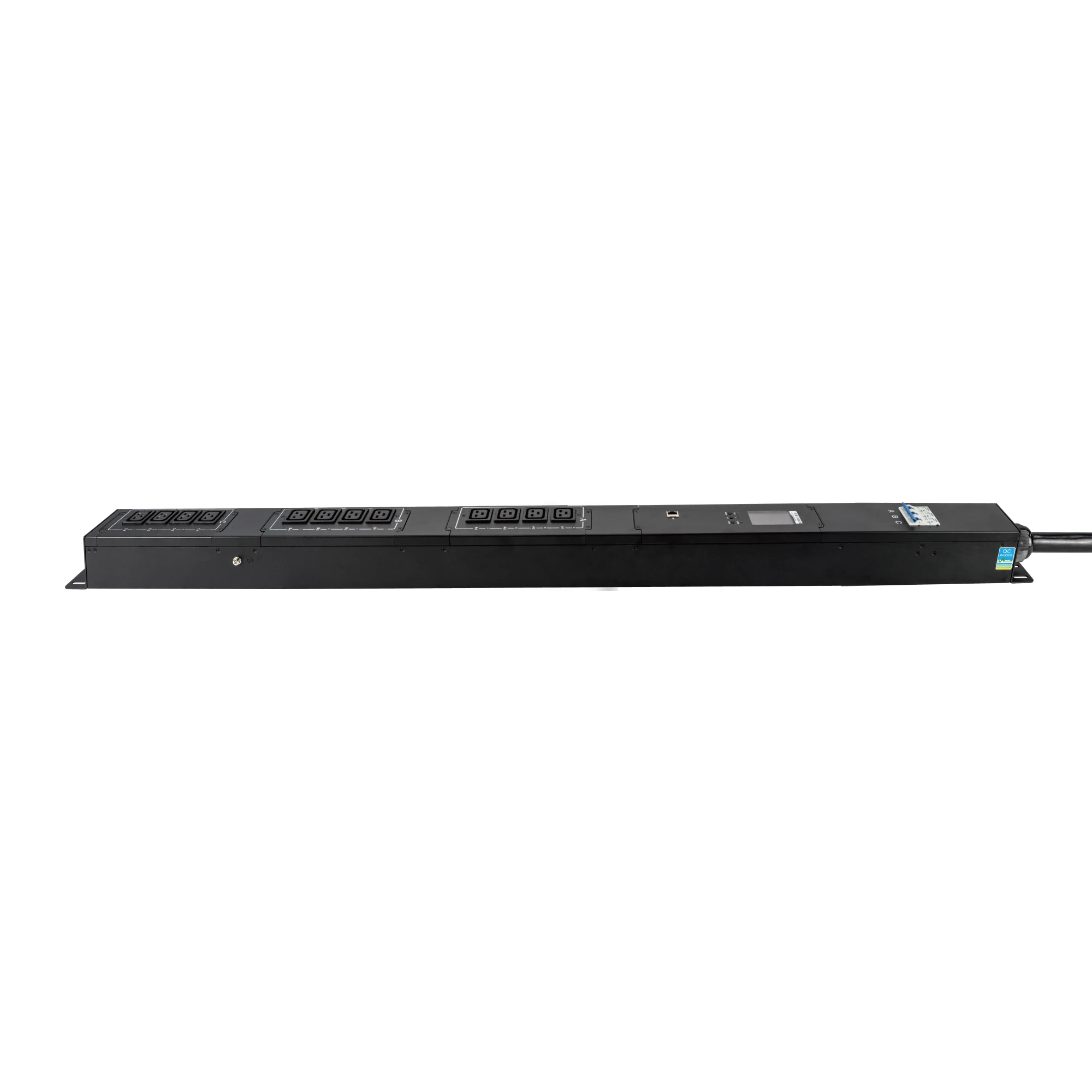 380V 415V 480V Drie Fase 125A 90kw Meter IEC C19 Outlets High Power Rack Type Intelligente PDU